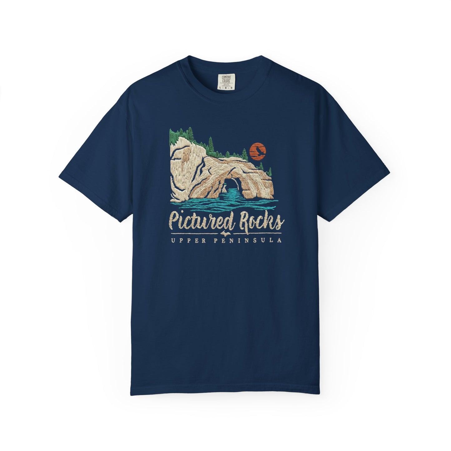 Pictured Rocks Lover's Leap T-Shirt - Heavyweight Comfort Colors