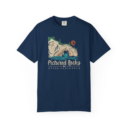 Pictured Rocks Lover's Leap T-Shirt - Heavyweight Comfort Colors