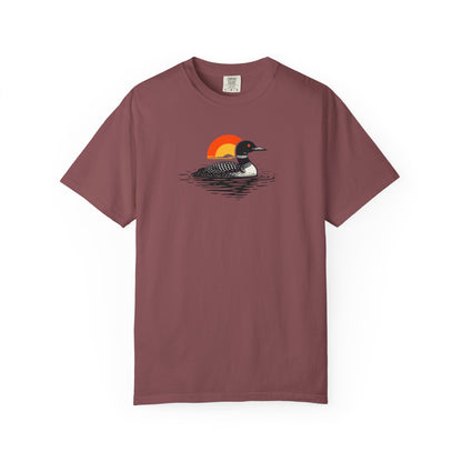 Loon at Sunset T-Shirt - Heavyweight Comfort Colors