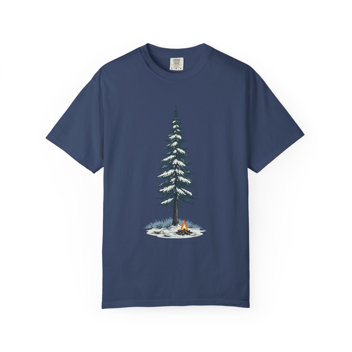 Michigan Outdoors T-Shirt - Heavyweight Comfort Colors