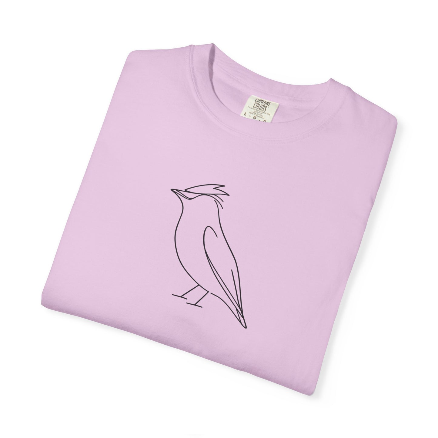 Cedar Waxwing Line T-Shirt - Heavyweight Comfort Colors