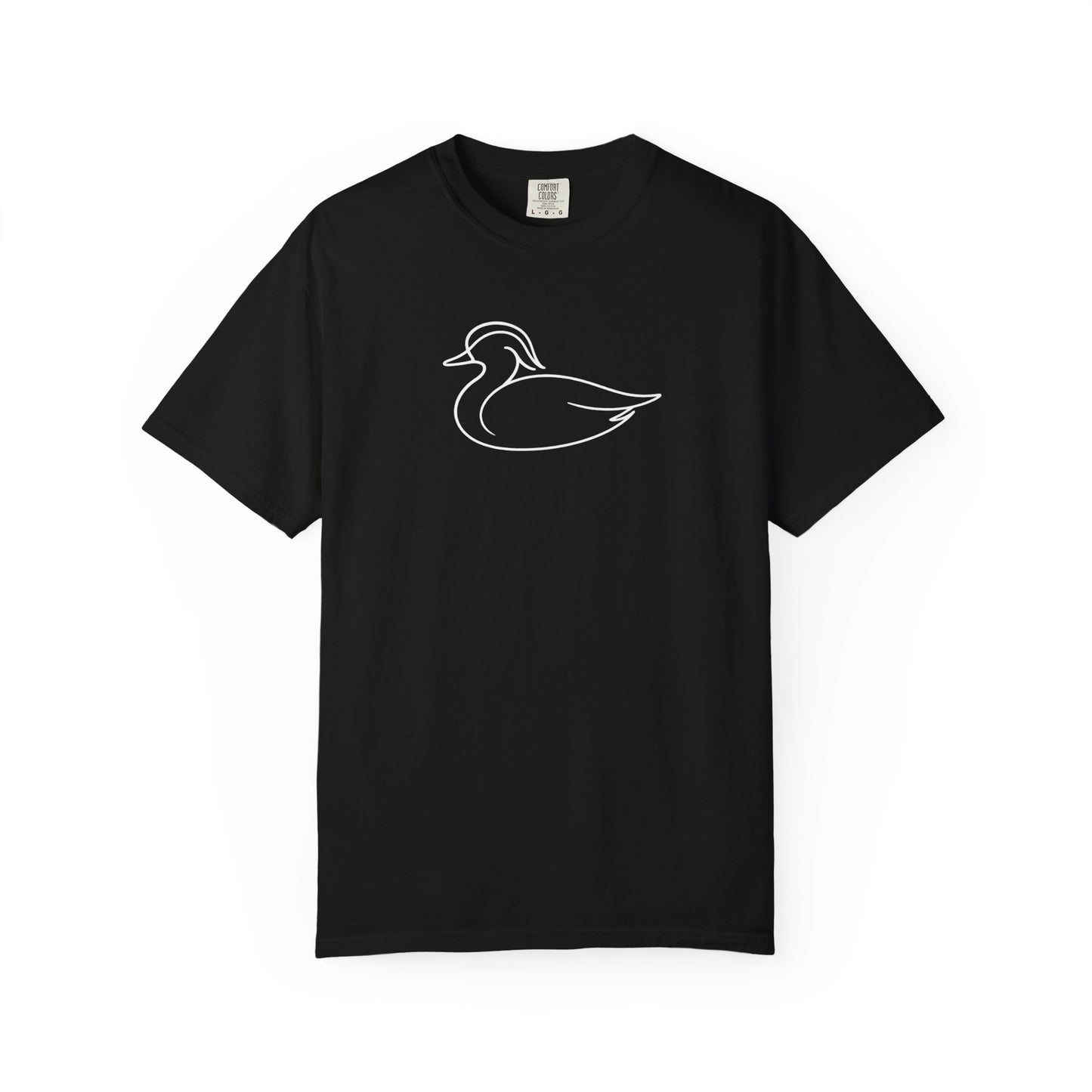 Wood Duck One Line T-Shirt - Heavyweight Comfort Colors