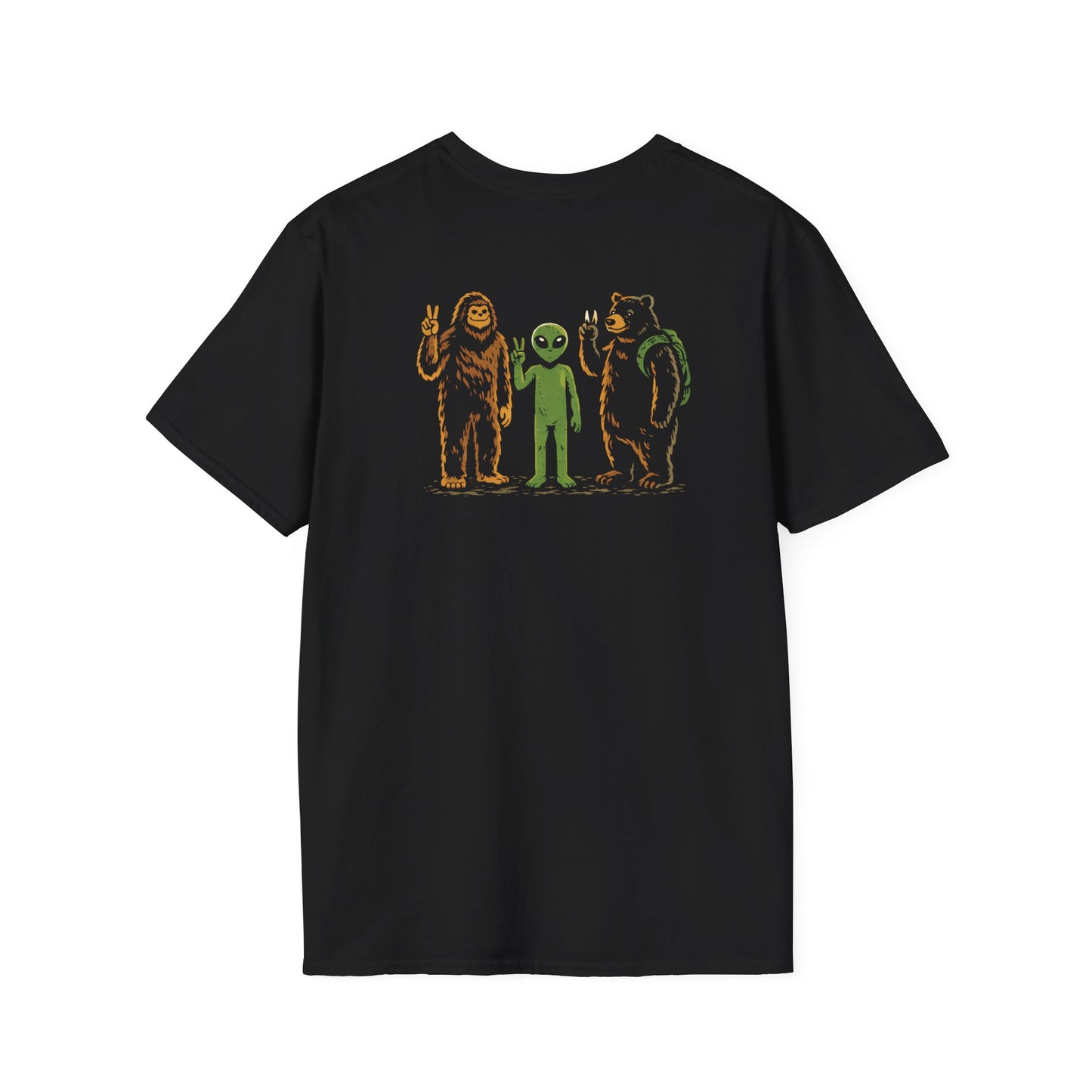 We Come In Peace T-Shirt - Back Print