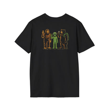 We Come In Peace T-Shirt - Back Print