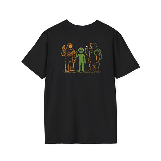 We Come In Peace T-Shirt - Back Print