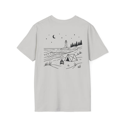 Beach Camping T-Shirt - Back Print