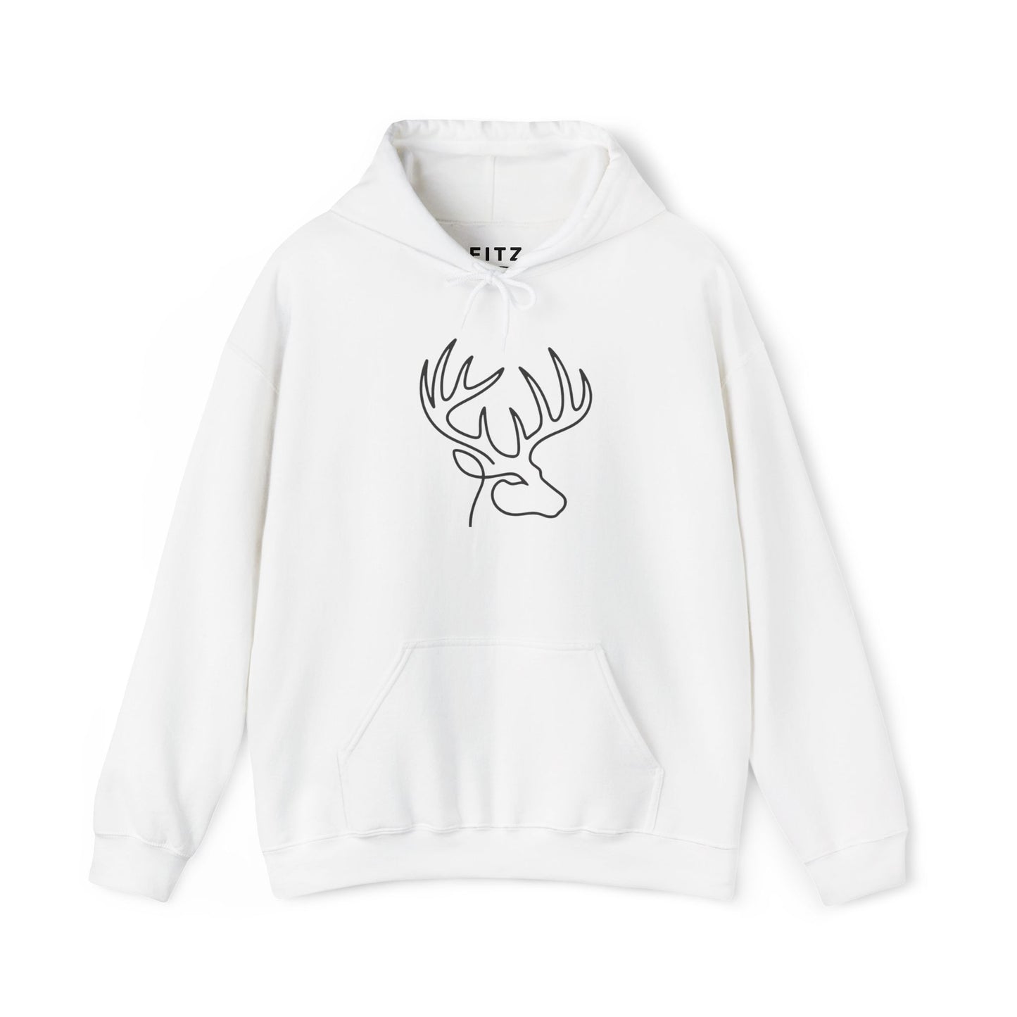 White-tailed One Line Hoodie