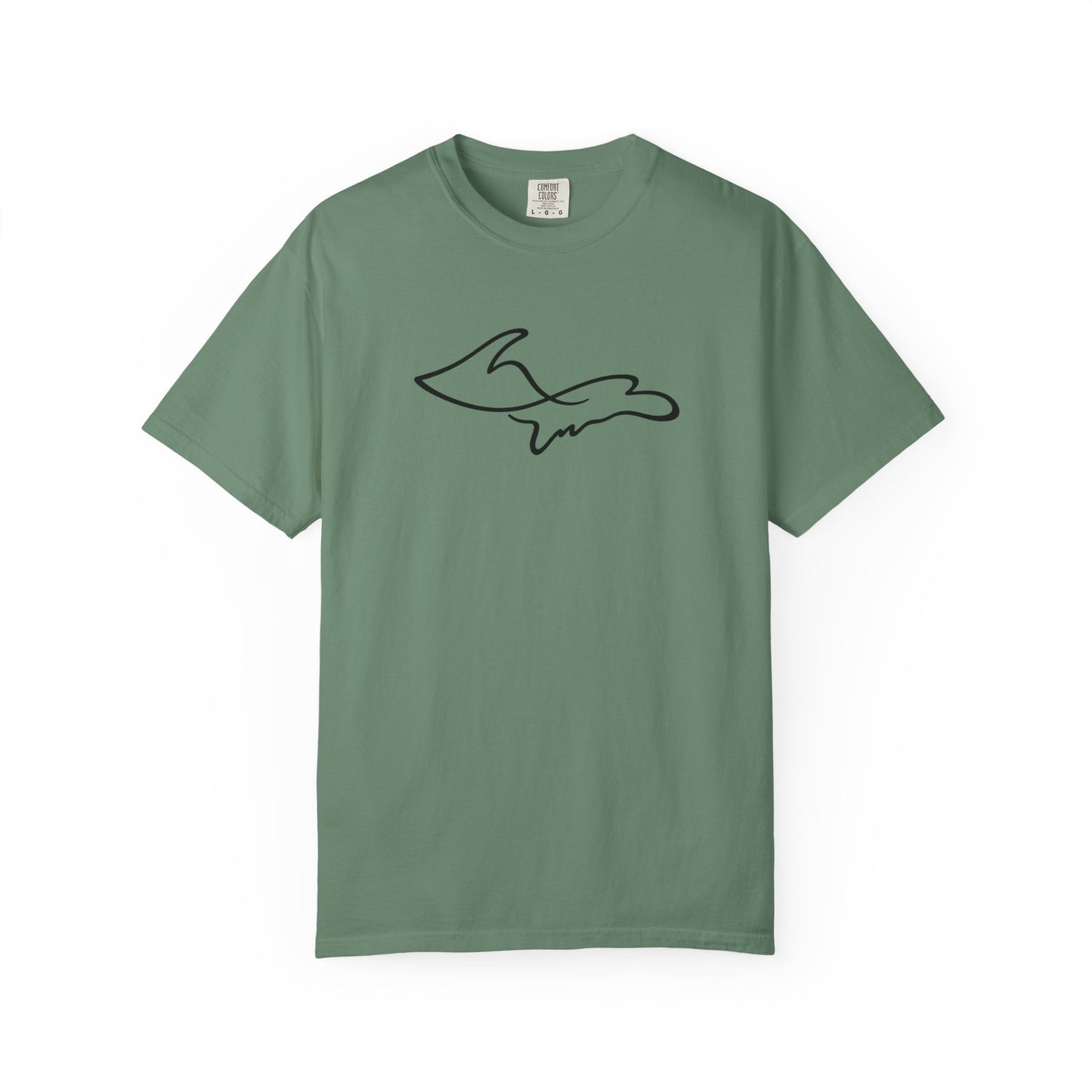 Upper Peninsula One Line T-Shirt - Heavyweight Comfort Colors