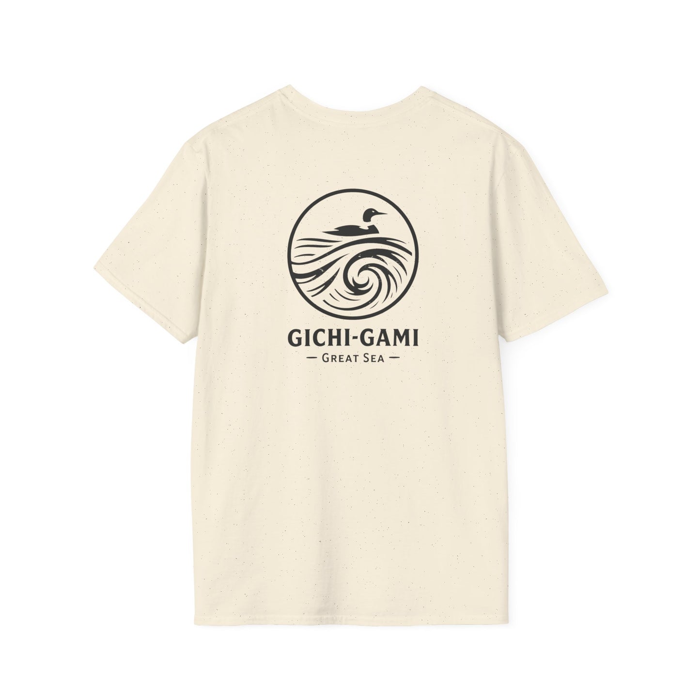Gichi-Gami Great Sea T-Shirt - Back Print