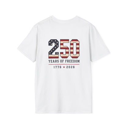 250 Flag T-Shirt - Back Print