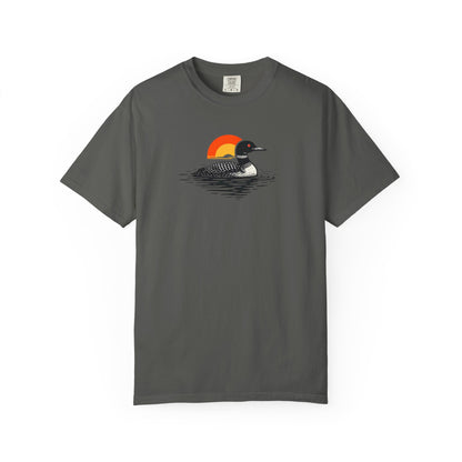 Loon at Sunset T-Shirt - Heavyweight Comfort Colors
