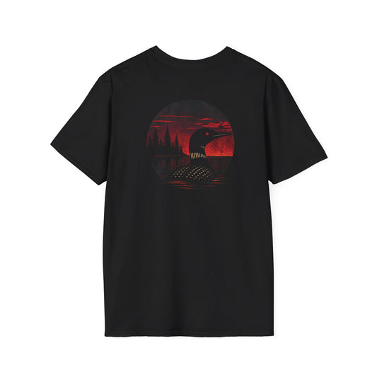 Loon at Dawn T-Shirt - Back Print