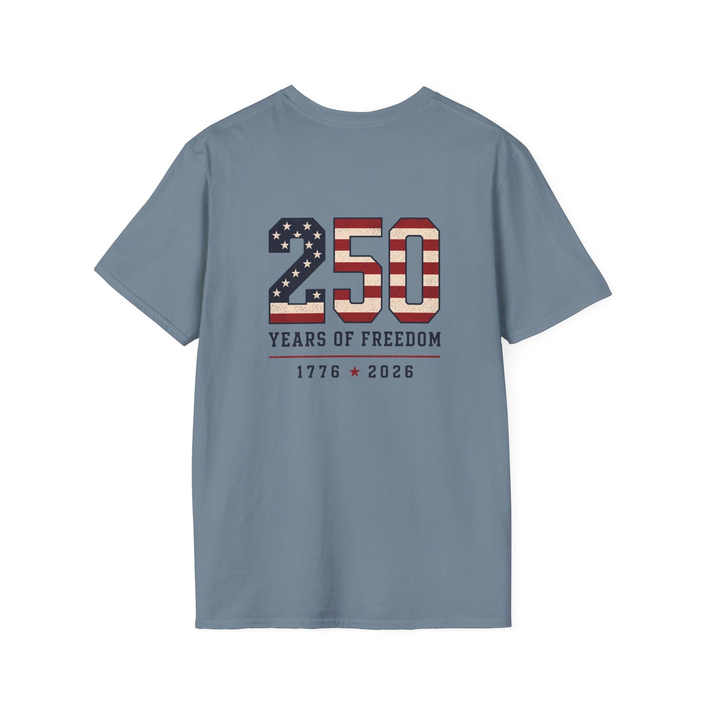 250 Flag T-Shirt - Back Print