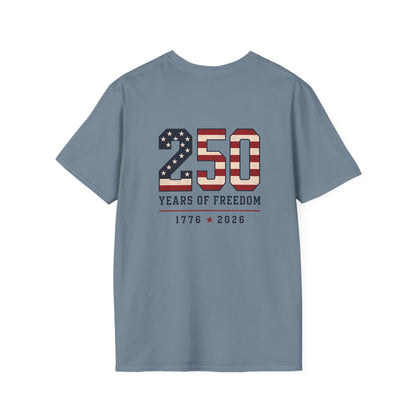 250 Flag T-Shirt - Back Print