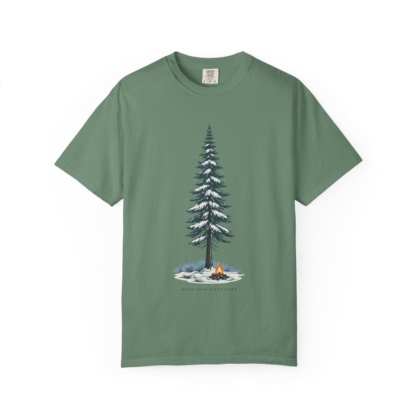 Michigan Outdoors T-Shirt - Heavyweight Comfort Colors