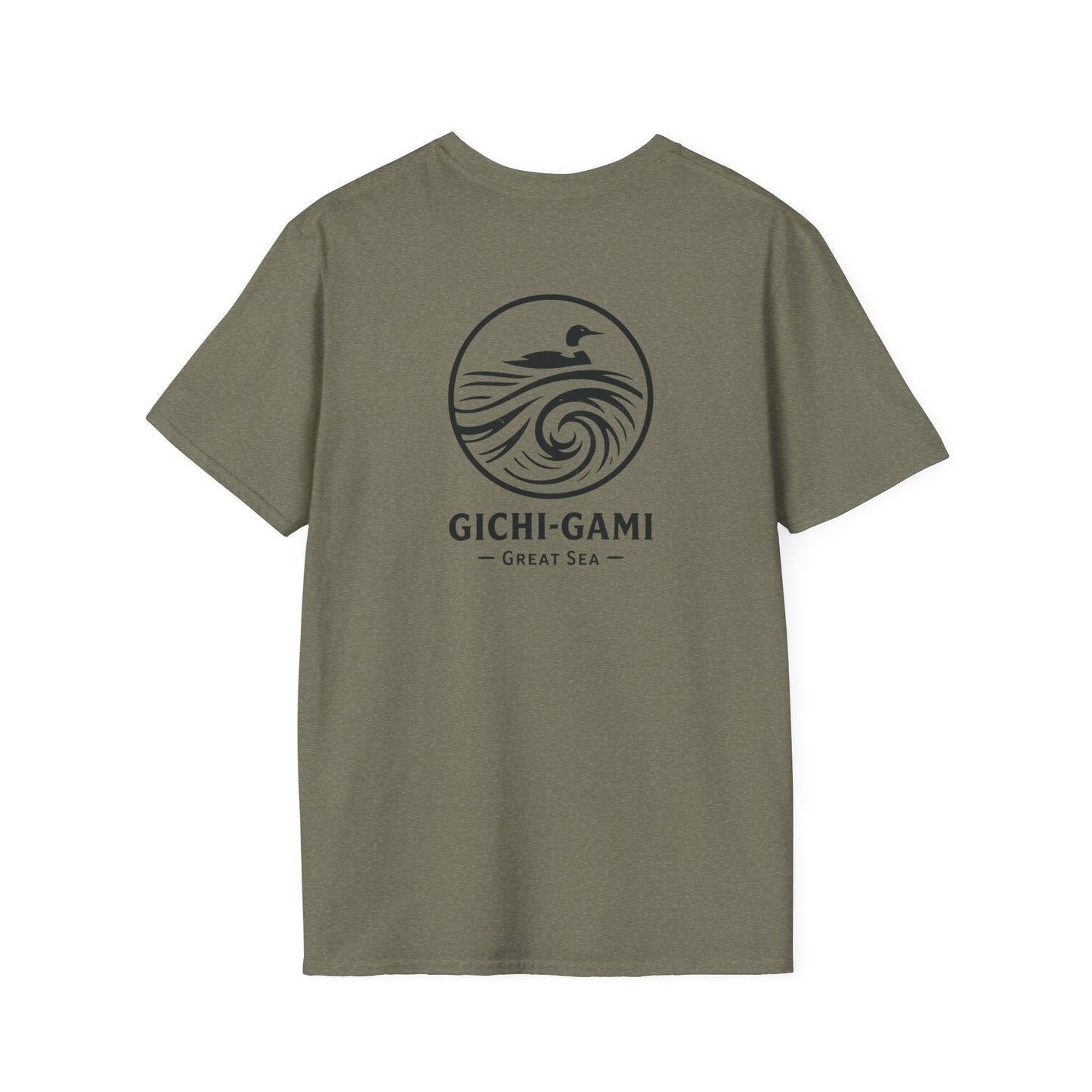 Gichi-Gami Great Sea T-Shirt - Back Print