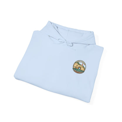 Pictured Rocks Lover's Leap Hoodie - Back Print