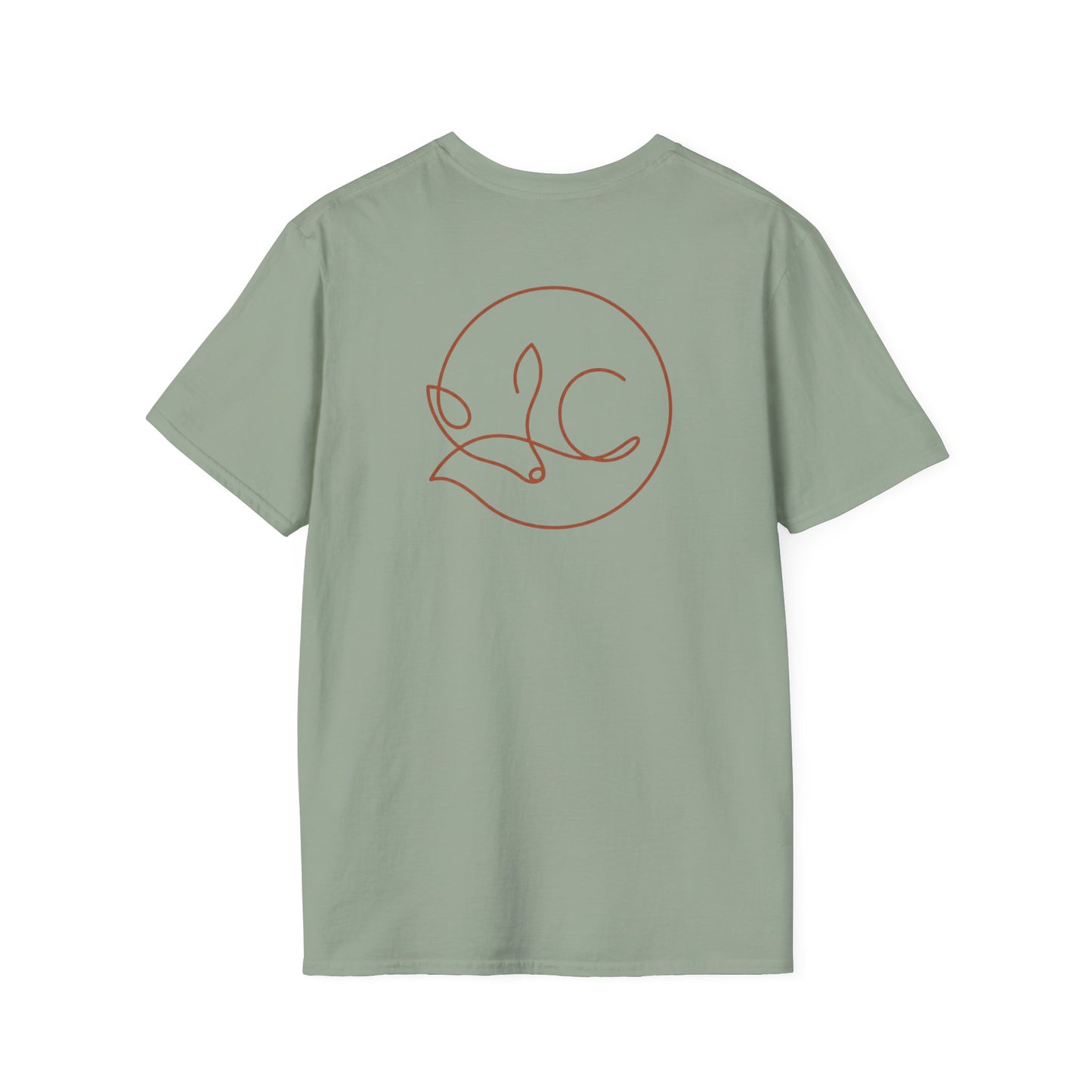 Fox One Line T-Shirt - Back Print