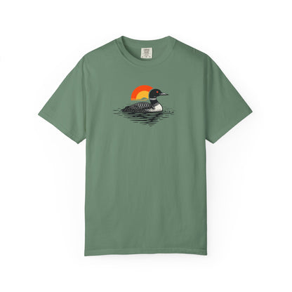 Loon at Sunset T-Shirt - Heavyweight Comfort Colors