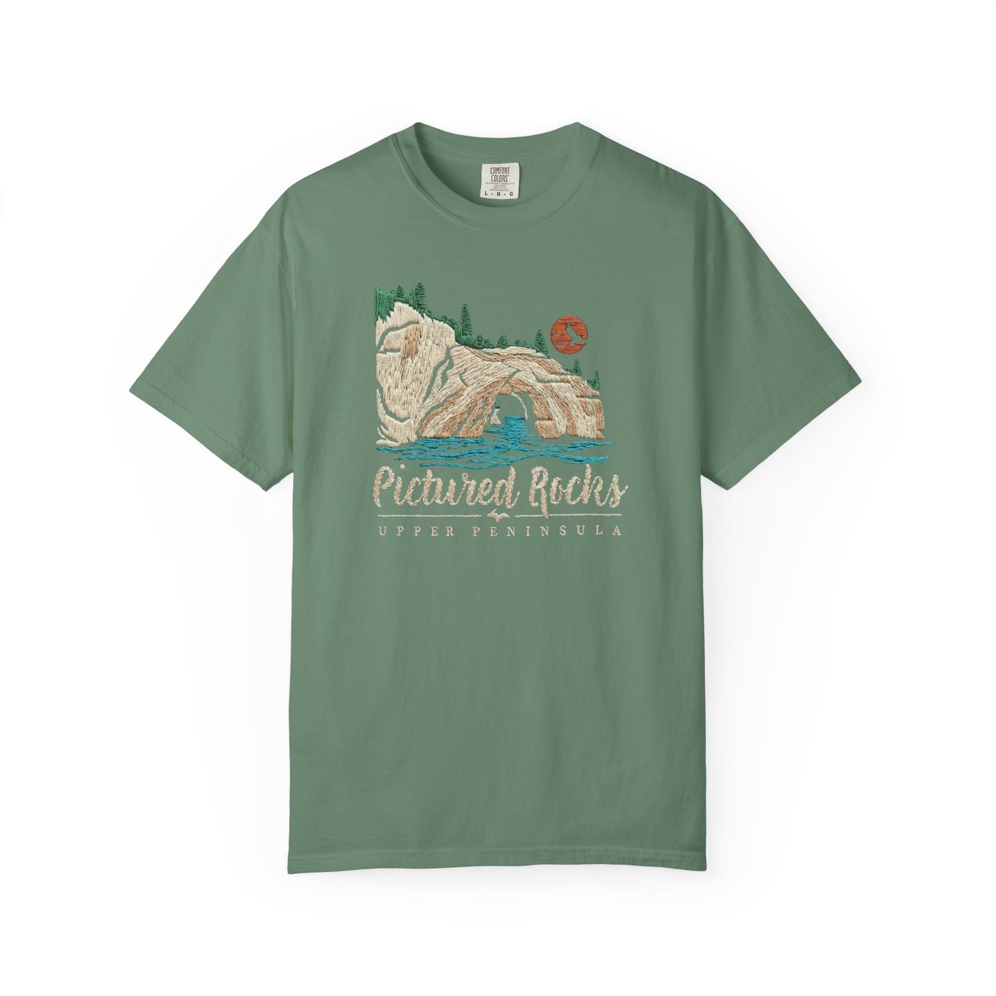 Pictured Rocks Lover's Leap T-Shirt - Heavyweight Comfort Colors