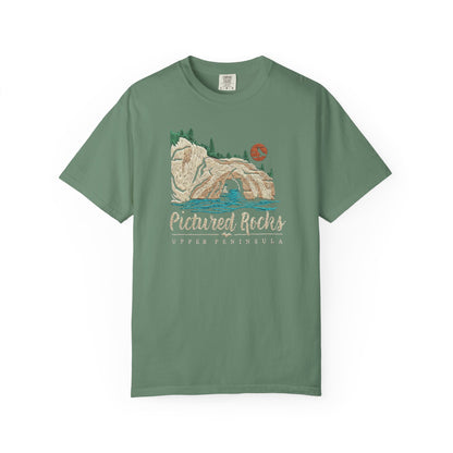 Pictured Rocks Lover's Leap T-Shirt - Heavyweight Comfort Colors