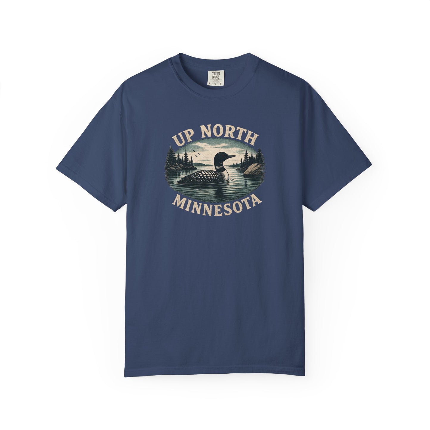 Loon Up North Minnesota T-Shirt - Heavyweight Comfort Colors