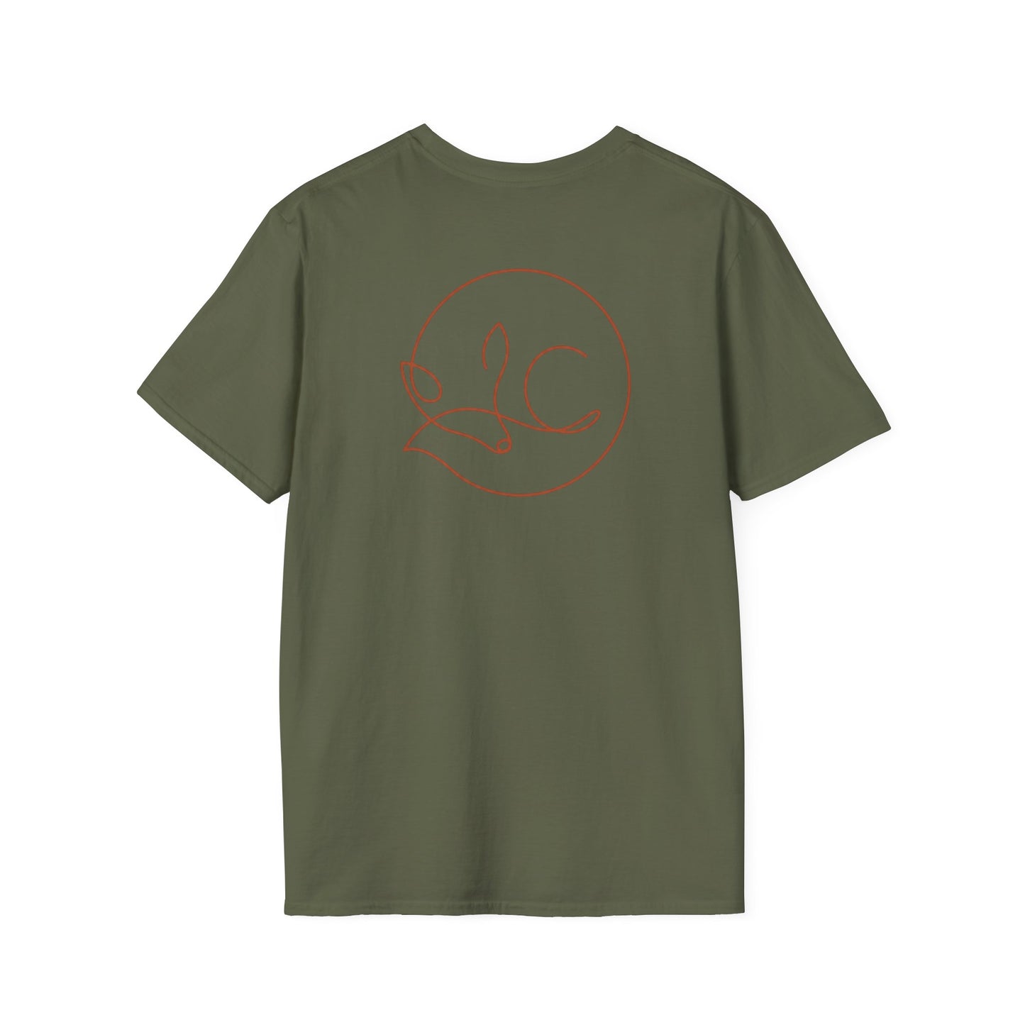 Fox One Line T-Shirt - Back Print