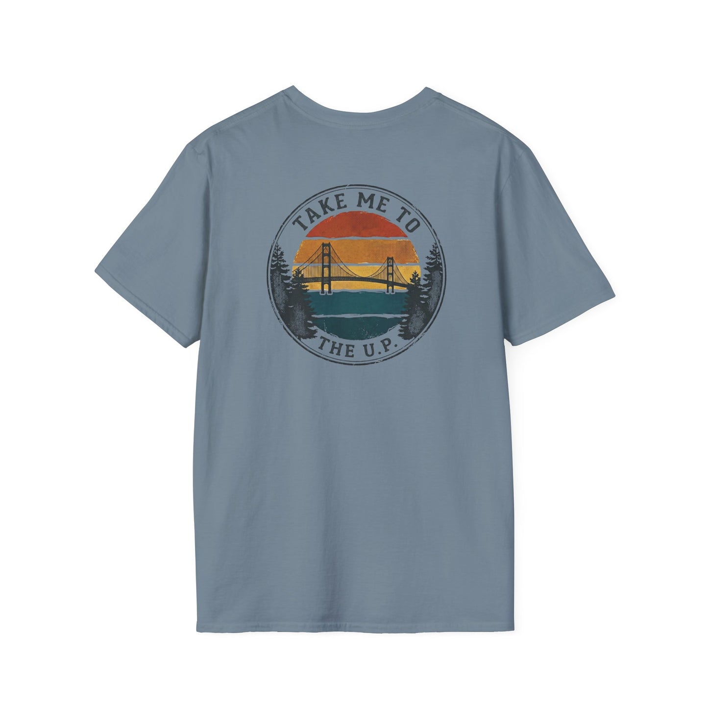 Take Me to the U.P. Sunset T-Shirt - Back Print