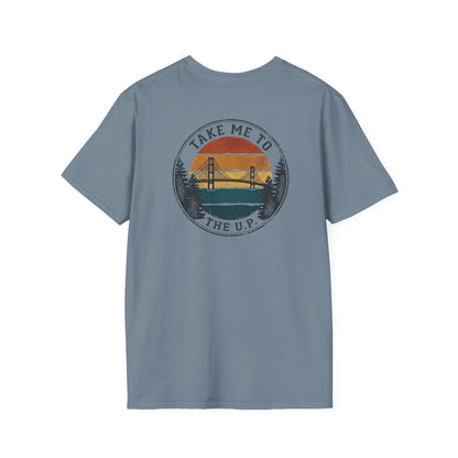 Take Me to the U.P. Sunset T-Shirt - Back Print