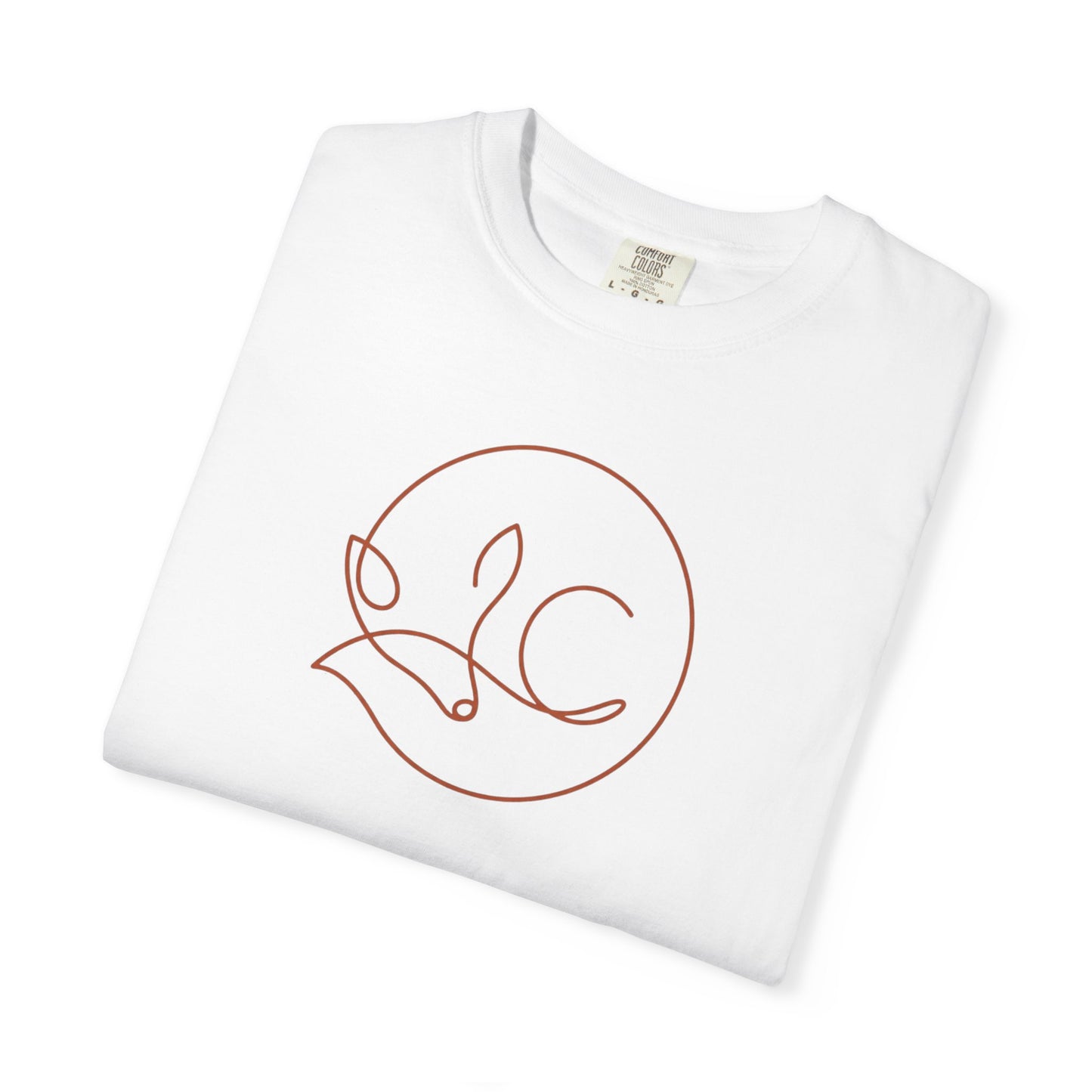 Fox One Line T-Shirt - Heavyweight Comfort Colors