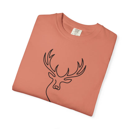 Elk One Line T-Shirt - Heavyweight Comfort Colors