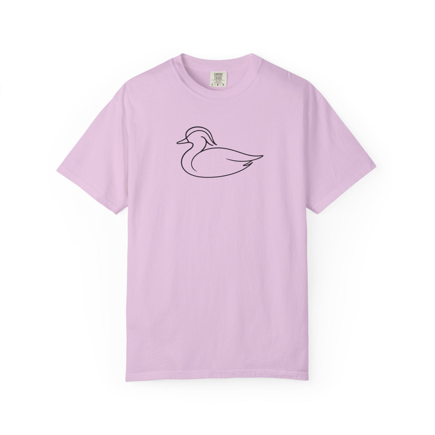 Wood Duck One Line T-Shirt - Heavyweight Comfort Colors