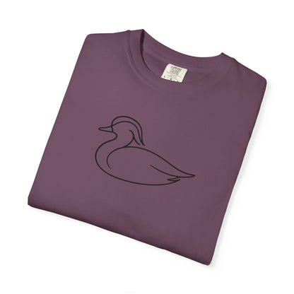 Wood Duck One Line T-Shirt - Heavyweight Comfort Colors