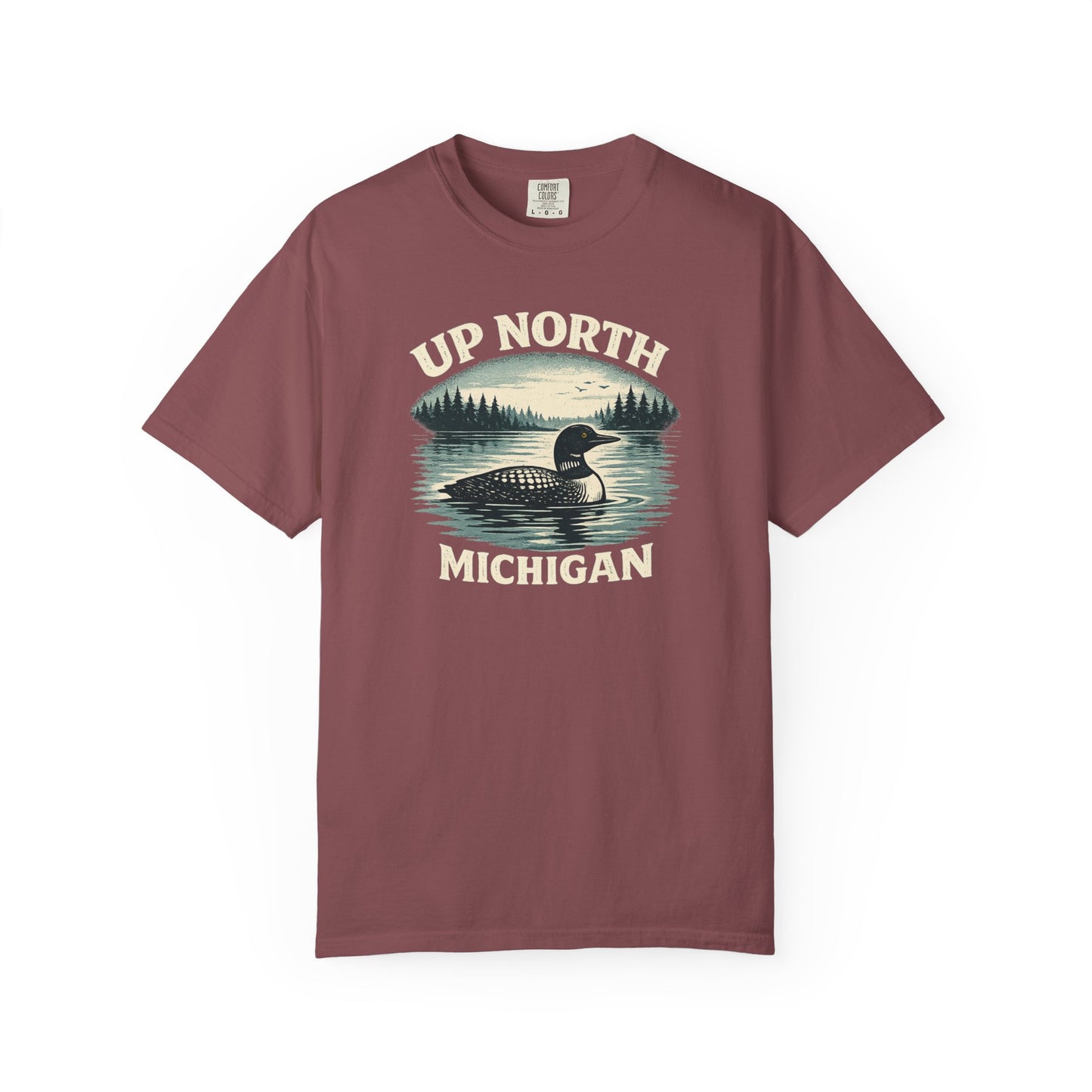 Loon Up North Michigan T-Shirt - Heavyweight Comfort Colors