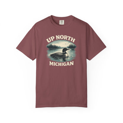 Loon Up North Michigan T-Shirt - Heavyweight Comfort Colors