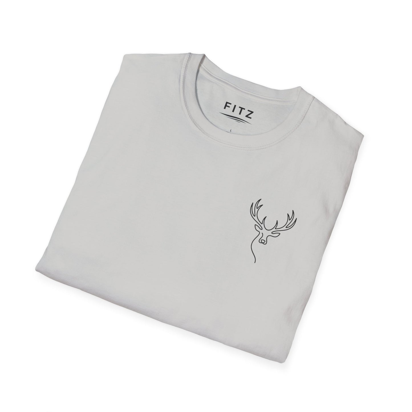 Elk One Line T-Shirt - Back Print