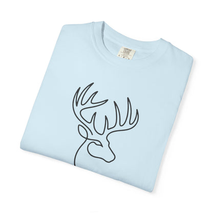 White-tailed One Line T-Shirt - Heavyweight Comfort Colors