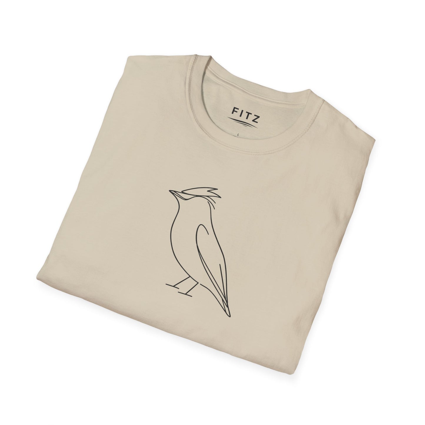 Cedar Waxwing Line T-Shirt