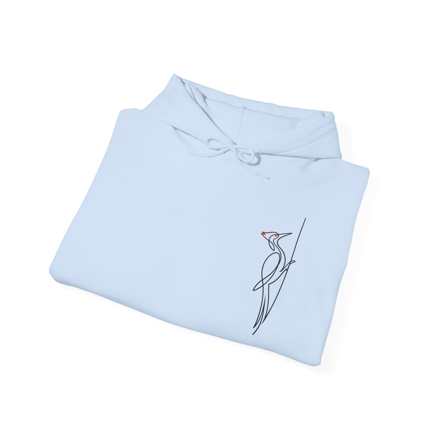 Pileated Woodpecker One Line Hoodie