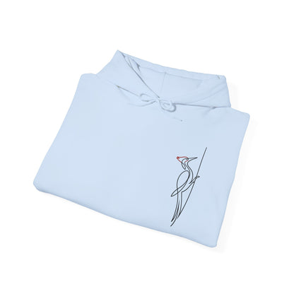 Pileated Woodpecker One Line Hoodie