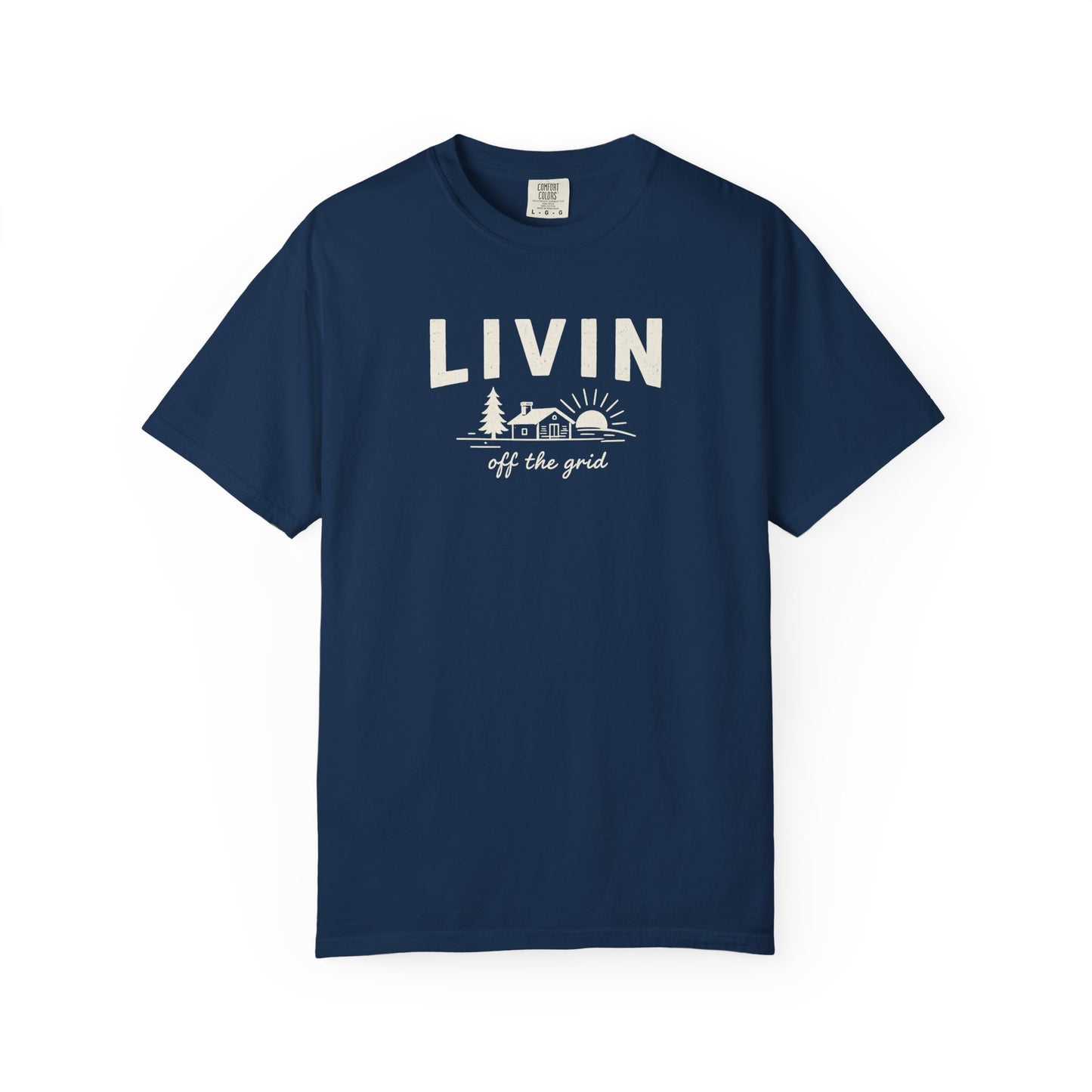 LIVIN off the Grid T-Shirt - Heavyweight Comfort Colors