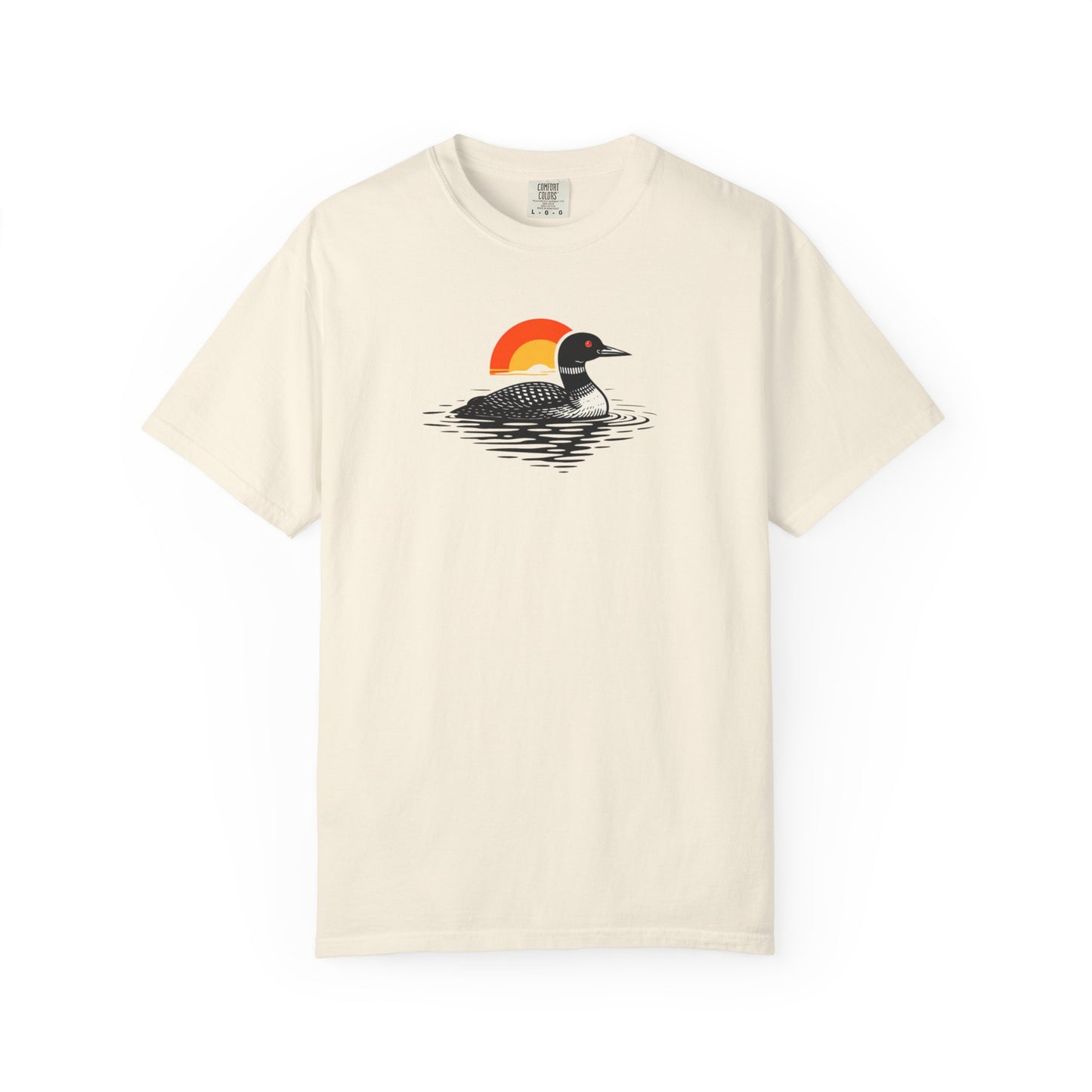 Loon at Sunset T-Shirt - Heavyweight Comfort Colors