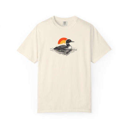 Loon at Sunset T-Shirt - Heavyweight Comfort Colors