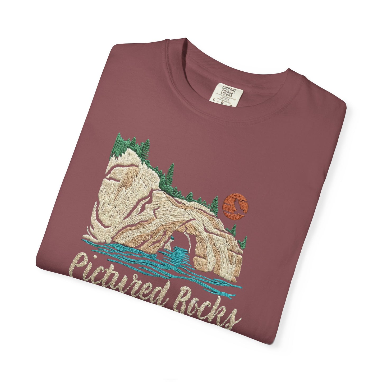 Pictured Rocks Lover's Leap T-Shirt - Heavyweight Comfort Colors
