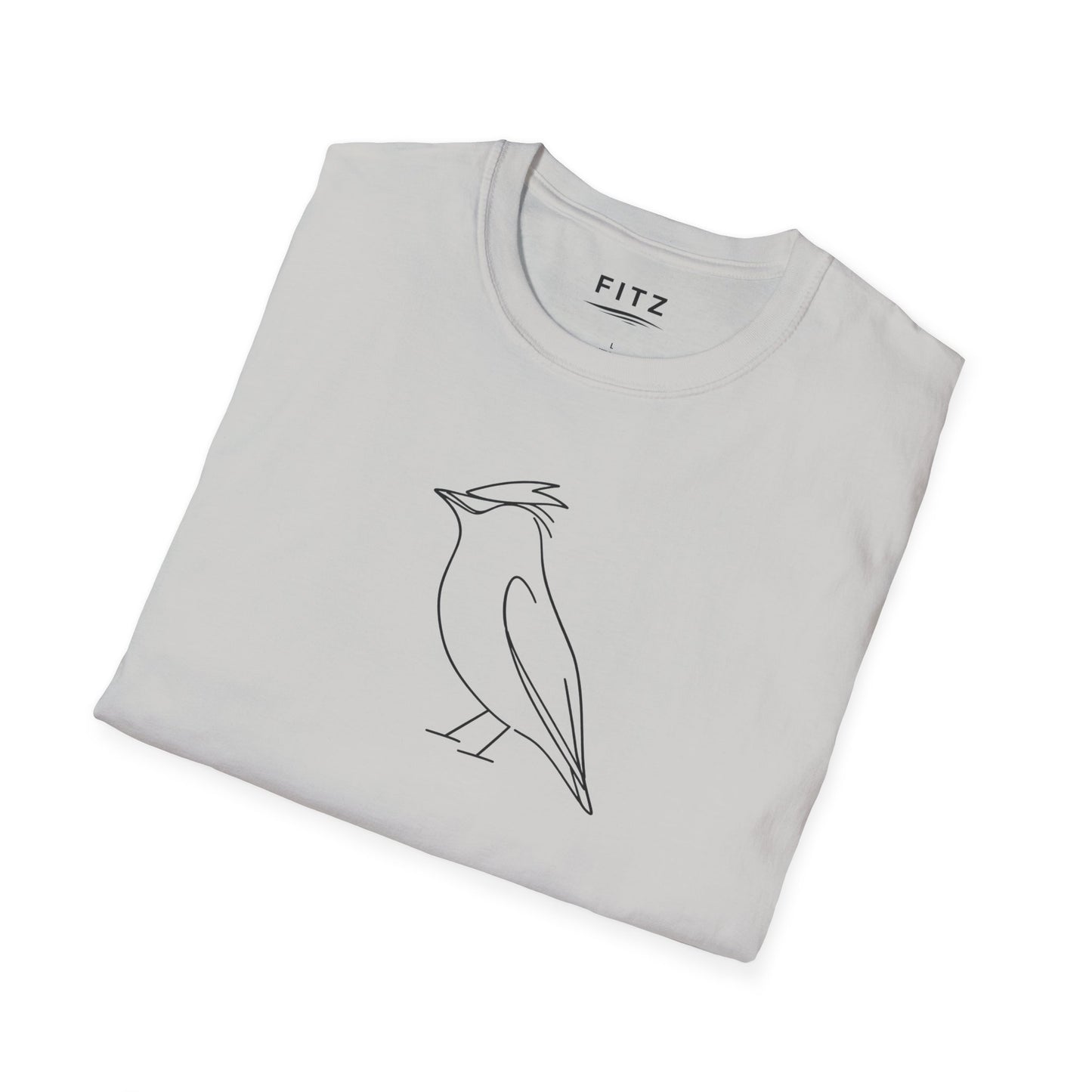 Cedar Waxwing Line T-Shirt