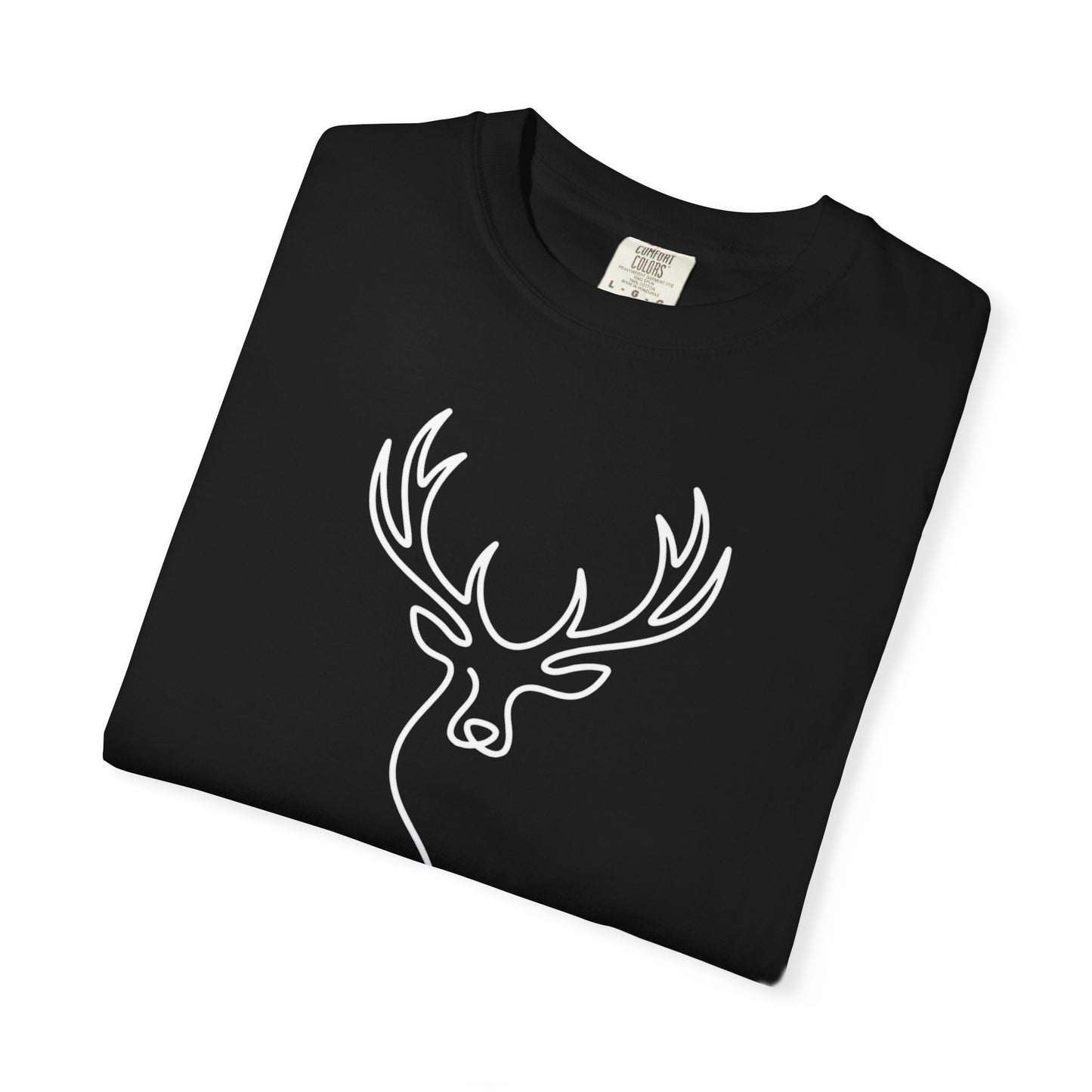 Elk One Line T-Shirt - Heavyweight Comfort Colors