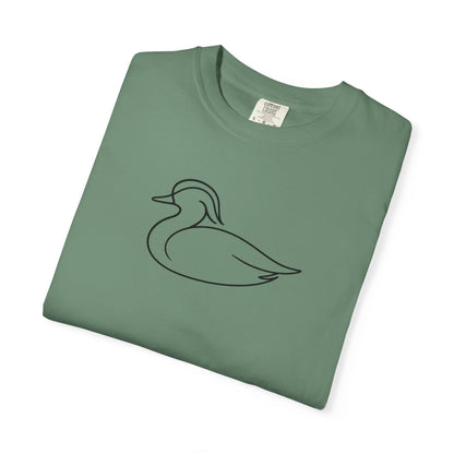 Wood Duck One Line T-Shirt - Heavyweight Comfort Colors