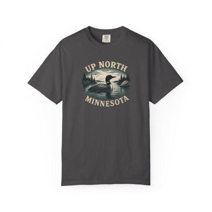 Loon Up North Minnesota T-Shirt - Heavyweight Comfort Colors