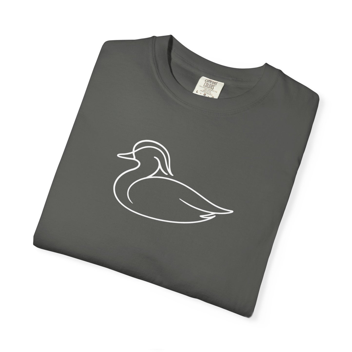 Wood Duck One Line T-Shirt - Heavyweight Comfort Colors
