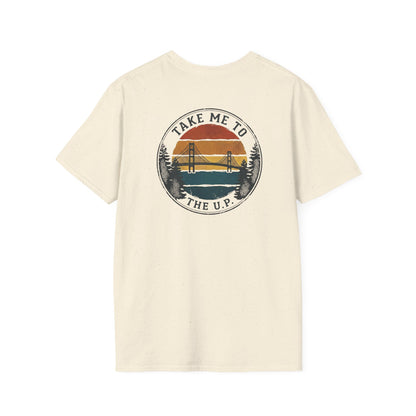 Take Me to the U.P. Sunset T-Shirt - Back Print